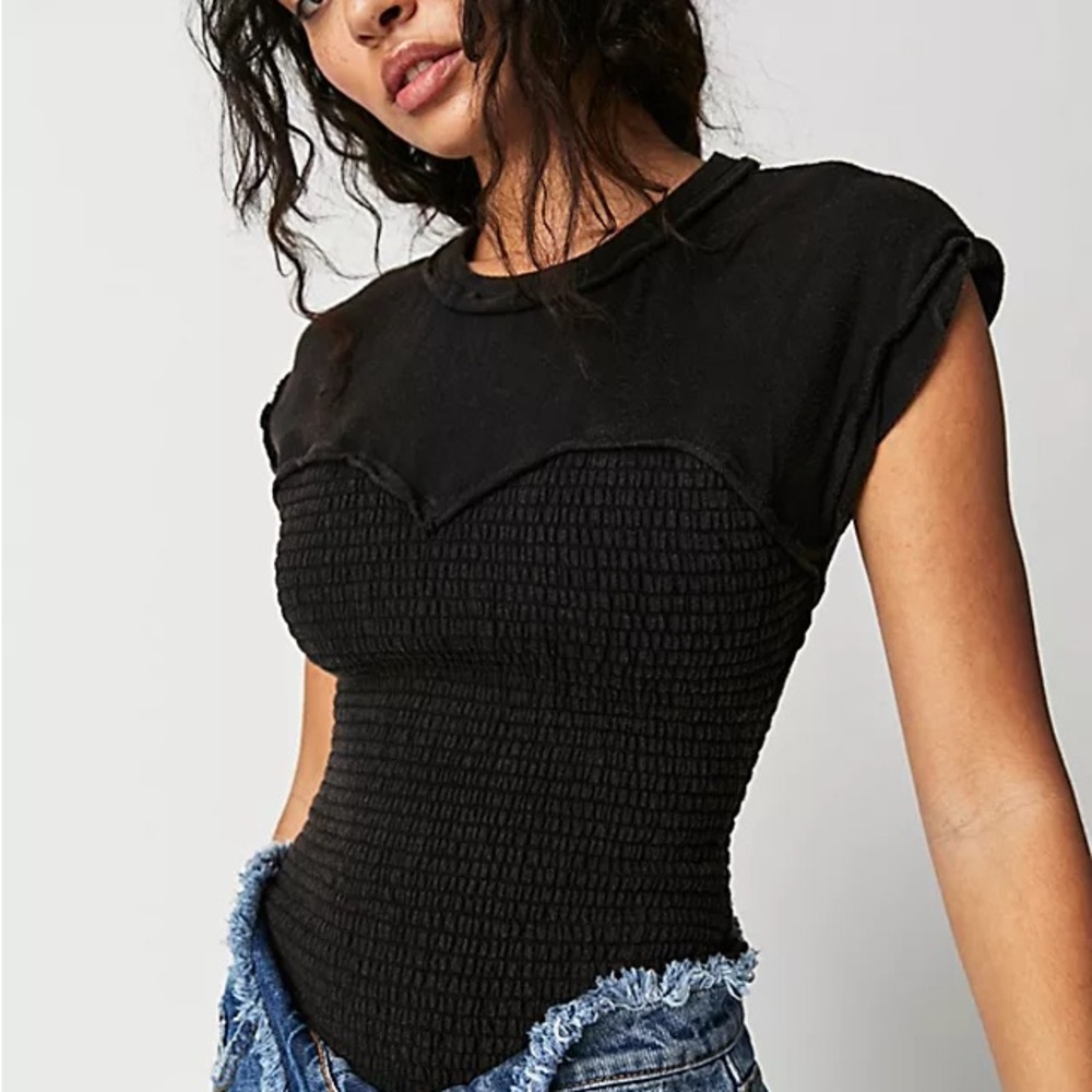 Free People We The Free Sport Tee WHITW - Picture 2 of 6